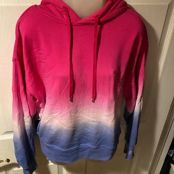 Ralph Lauren Dip Dye French Terry Hoodie M - Picture 7 of 10